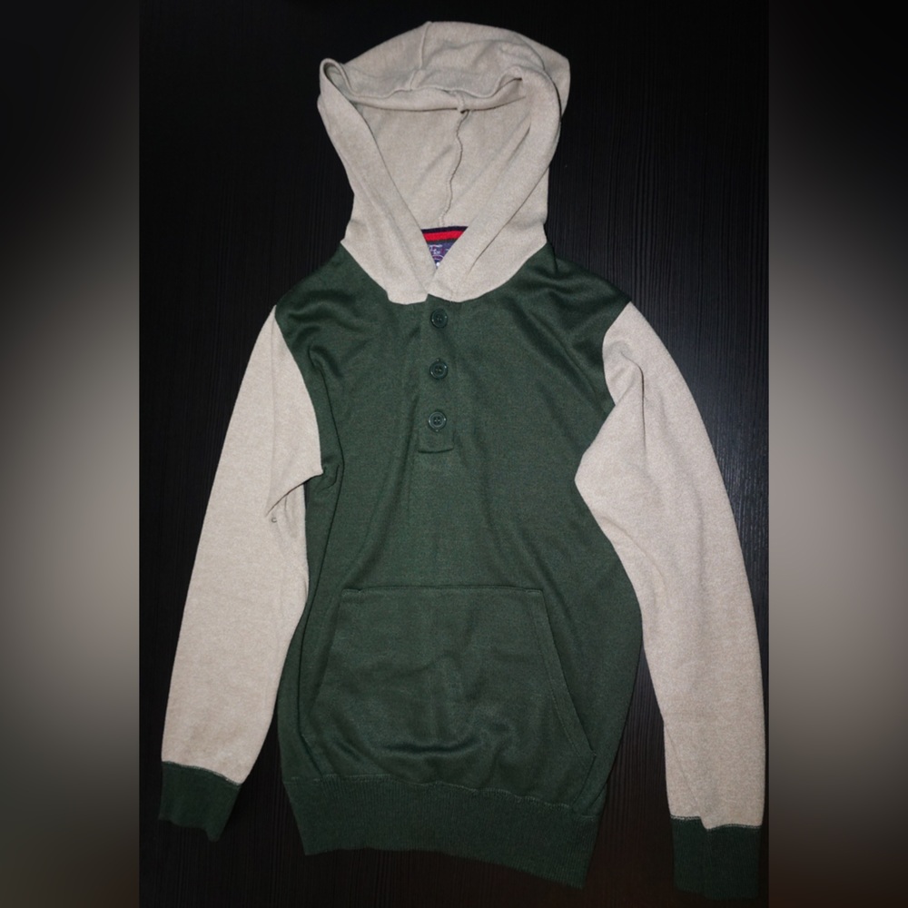 Faze Green and Cream boys Hoodie